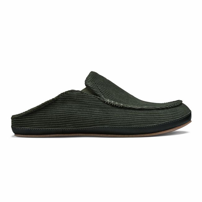 Zapatos Olukai Moloā ‘Ie Slipper - Pantuflas Hombre Verdes 20206-453